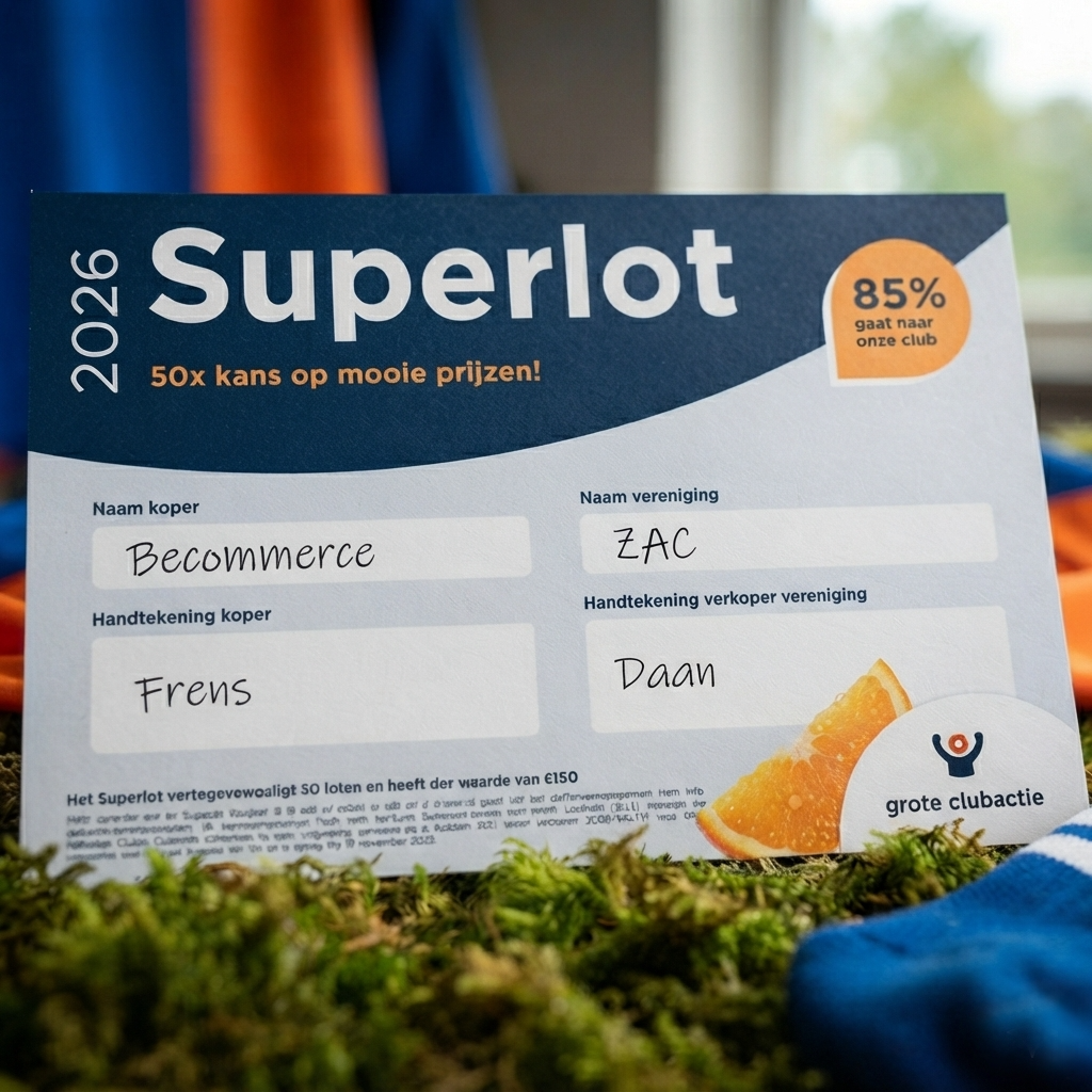 Superlot van Becommerce voor Daans actie bij ZAC